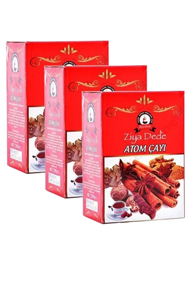 Ziyadede 3 Paket Atom Çayı Ziya Dede Küp Atom Çay Kış Çayı ürün görseli
