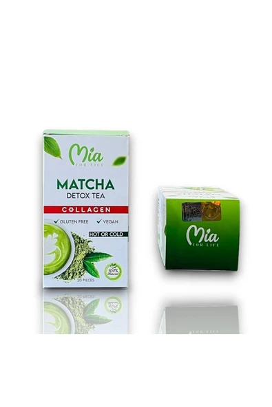 Mia For Life Matcha Detox Tea Collagen 20 Pieces 2 KUTU - 3