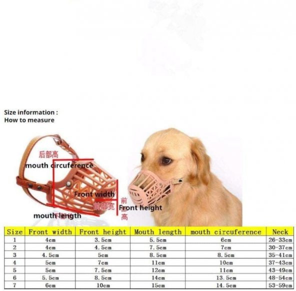 DG-080 Köpek Plastik Ağızlık NO:1 ÇOK ÇOK MİNİK IRK 1-2 Kg KÖPEKLER İÇİN - 2