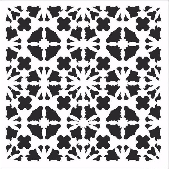 HDM127 Home Dekor Midi Stencil (25X25) ürün görseli