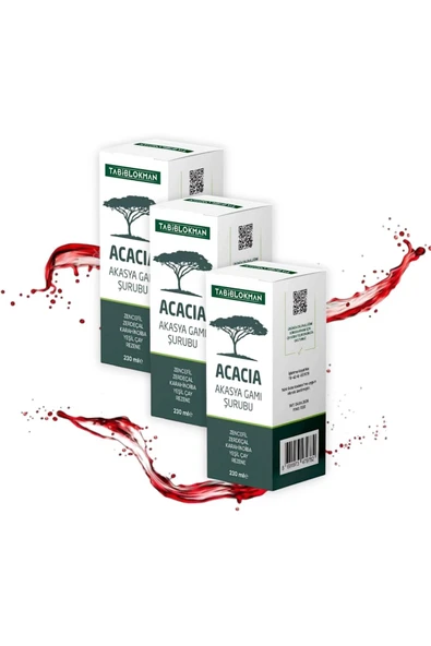 Tabib Lokman Acacia Akasya Gamı Şurubu 3 Adet - 1