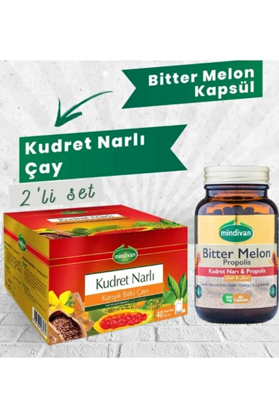 Mindivan Kudret Narı Kapsül + Kudret Narlı Çay ürün görseli