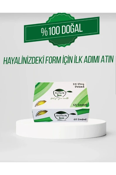 REFLEXX Reflex Detox Tea Detoks Çayı 30 günlük kullanım 60 sachet - 1