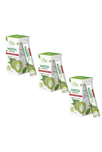 Mia For Life Aleyna Baharat Matcha Detox Tea Collagen Macha 20 Pcs 3 Kutu - 1