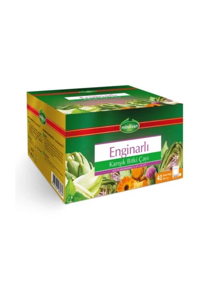 Mindivan Enginarlı Karışık Bitki Çayı 40'lı Poşet Çay ürün görseli 1