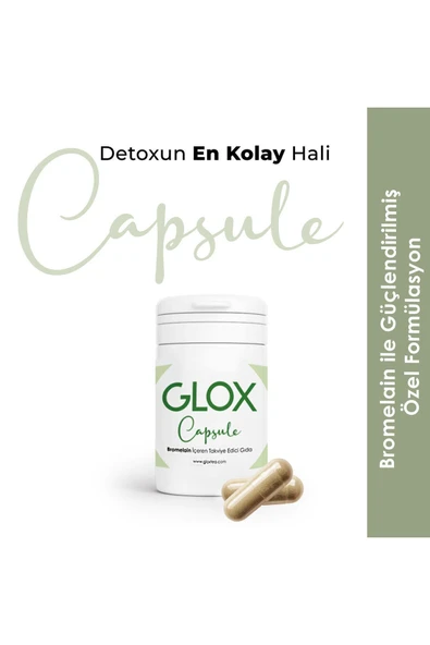 GLOX Tea Bromelain Ve Collagen Içeren Gıda Takviyesi - Resim 3
