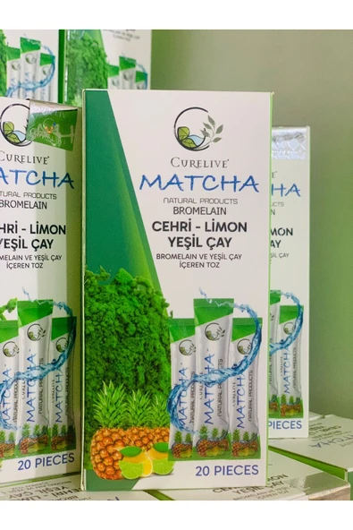 CURELIVE Matcha Çayı Ananaslı ürün görseli