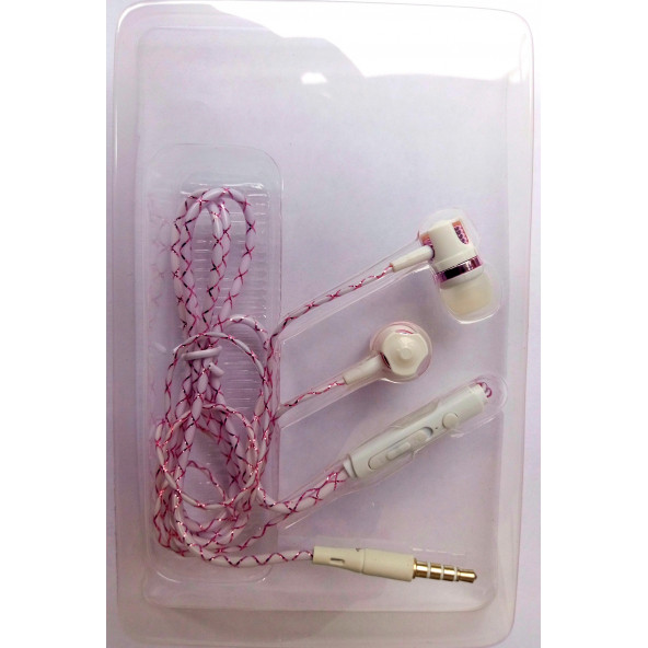 Platoon Pl-2180 3.5 mm Yaldızlı Kablolu Mikrofonlu Telefon Kulaklığı - 3