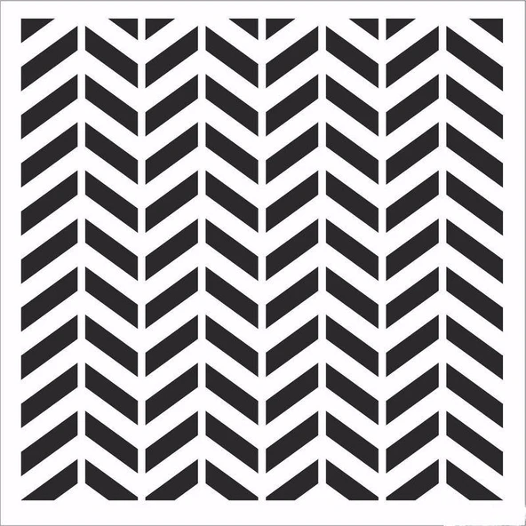 HOME DECOR MİNİ STENCIL HDM-135 25X25