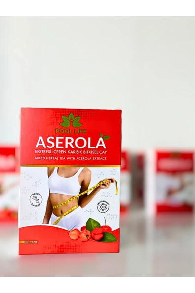 Kozmik Bitkisel Aserola Tozu Aserola Ekstresi Içeren Karışık Bitki Çayı 42li Süzen Poşet - Resim 2