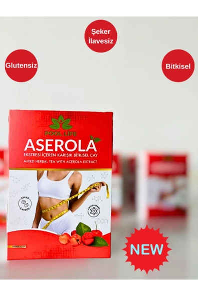 Kozmik Bitkisel Aserola Tozu Aserola Ekstresi Içeren Karışık Bitki Çayı 42li Süzen Poşet ürün görseli 1