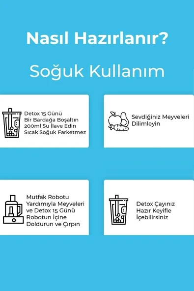 Mindivan 2 Adet Detoks Çayı Soğuk Ve Sıcak Içim Keyfi Detox 15 Gün 2 - 5