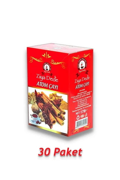 Ziyadede Ziya Dede Atom Küp Bitki Çayı 150 Gr 30 Adet Kutu ürün görseli