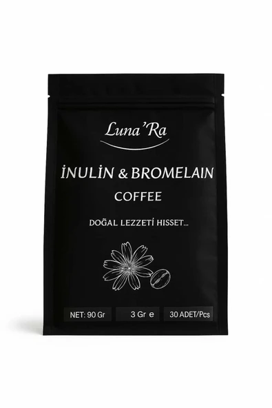 Lunara İnülin Ve Bromelain Coffee - 30 Şase Detox Kahve - Resim 7