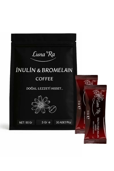Lunara İnülin Ve Bromelain Coffee - 30 Şase Detox Kahve - Resim 2