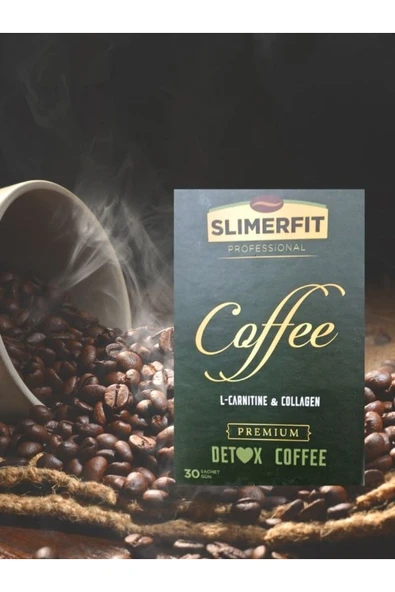 PTTAVM: aleyna baharat Slimerfit Coffee Detox Kahve 30 Sachet 30 Gnlk  Kullanm L-carnitine Collagen
