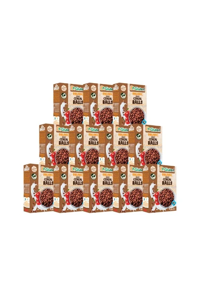 Dr.Gluten Dr. Gluten Organik Glutensiz Çıtır Tahıl Topları (vegan) 200 G X12 Adet - 1