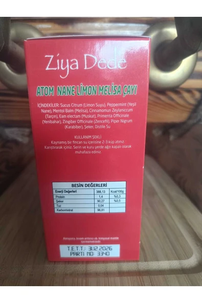 Ziyadede Zıya Dede 150ml Nane Limon - 4