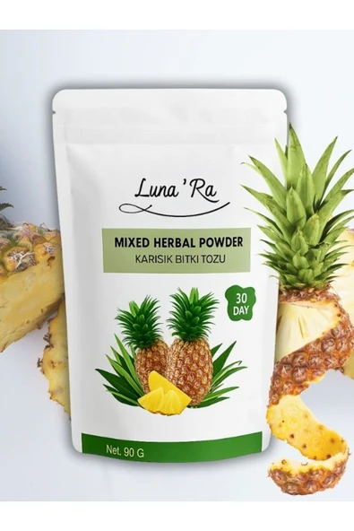 Lunara Bromelain Ananas İçeren Detoks Form Çayı 1 Aylık Kullanım