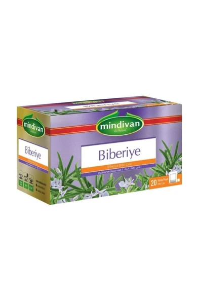 Mindivan Biberiye Bitki Çayı 20'li