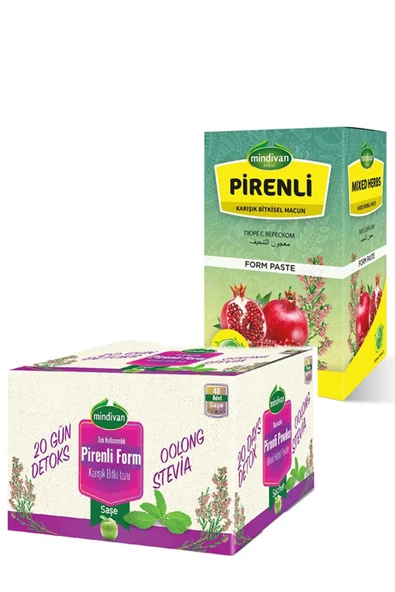 Mindivan Pirenli Form Macun Bitkisel Ürün Grubu
