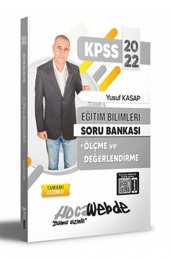 2022 KPSS Eğitim Bilimleri Ölçme ve Değerlendirme Tamamı Çözümlü Soru Bankası Hocawebde Yayınları
