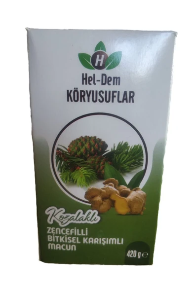 Heldem Kozalaklı- Zencefilli Bitkisel Karışımlı Macun 420 gr - 1