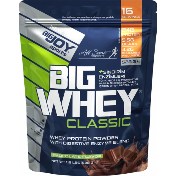 BigJoy Doypack Big Whey Classic Whey Protein 488 Gr