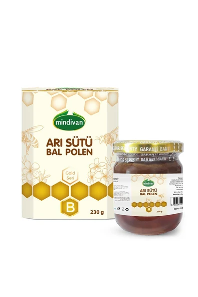Mindivan Arı Sütü Bal Polen (bebe) 230 G - 2