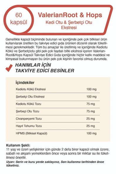 Mindivan Valerian Root Kedi Otu Ekstresi&şerbetçi Otu Ekstresi - 4
