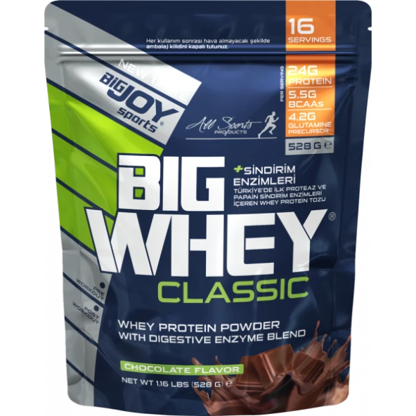 BigJoy Doypack Big Whey Classic Whey Protein 488 Gr
