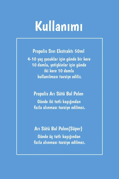 Mindivan Ultra Takviye Edici Paket Propolis Sıvı - Arı Sütü - Propolis Arı Sütü Bal Polen - 2