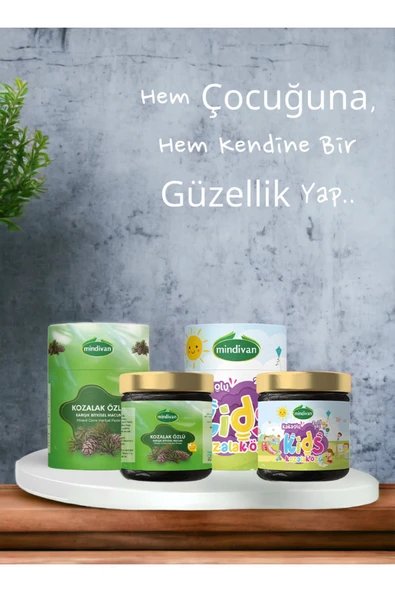 Mindivan Kozalak Macunu 240 gr Kakaolu Kids Macunu 240 gr - 1