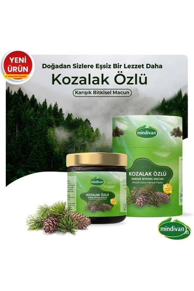 Mindivan Kozalak Macunu 240 gr Kakaolu Kids Macunu 240 gr - 4