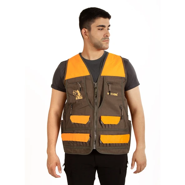 Hunthink Camel Turuncu Avcı Yeleği - 2