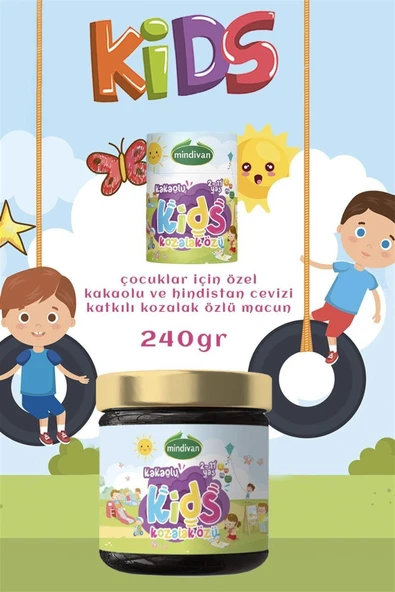 Mindivan Kozalak Macunu 240 gr Kakaolu Kids Macunu 240 gr - 3