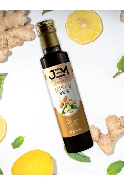 Jem Kozmetik Bitkisel Zencefil Sirkesi 500 ML Ginger Vinegar - 3