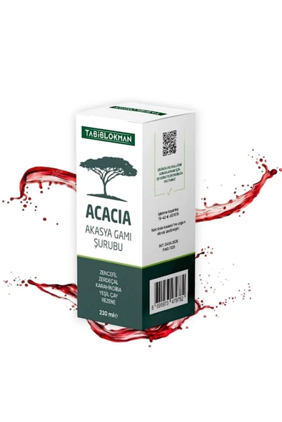 Tabib Lokman Acacia Akasya Gamı Şurubu 230 ml - Resim 2