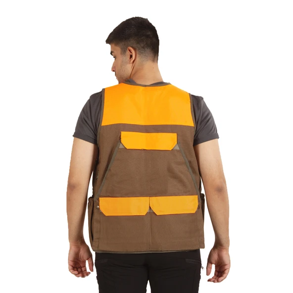 Hunthink Camel Turuncu Avcı Yeleği - 4