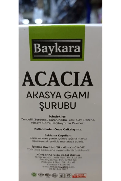 baykara Akasya Gamı Şurubu 350 ml Doğal ve Katkısız - 4