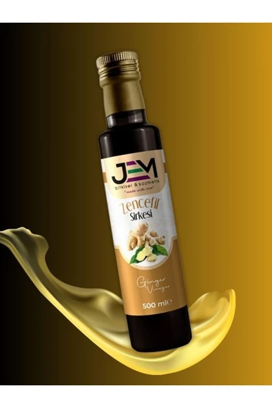 Jem Kozmetik Bitkisel Zencefil Sirkesi 500 ML Ginger Vinegar - 2