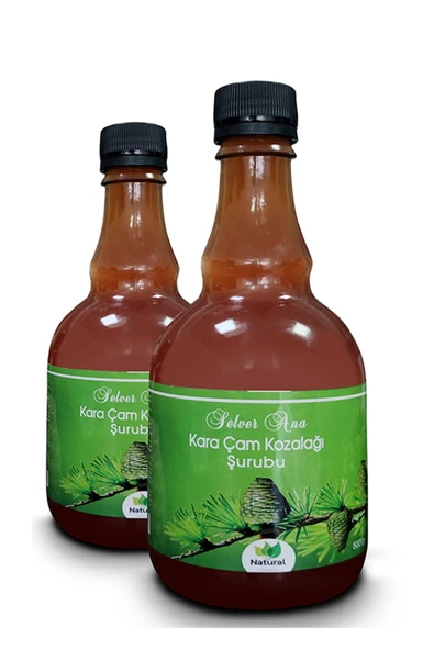 Selver Ana Kara Çam Kozalağı Şurubu 500 gr 2 Adet