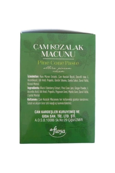 Dr. Floya Natural Doğal Çam Kozalak Macunu 300 Ml (udi Hindi Pine Cone Paste) - 5