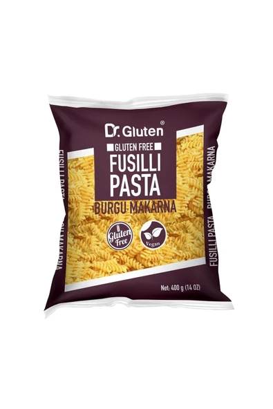 Dr.Gluten Glutensiz Burgu Makarna 3'lü Set (fusulli) 400 Gr X 3 Adet - 3
