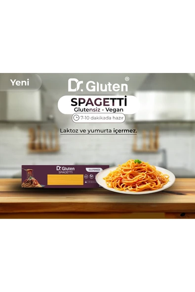 Dr.Gluten Glutensiz Makarna Spagetti Makarna 400 Gr. - 1