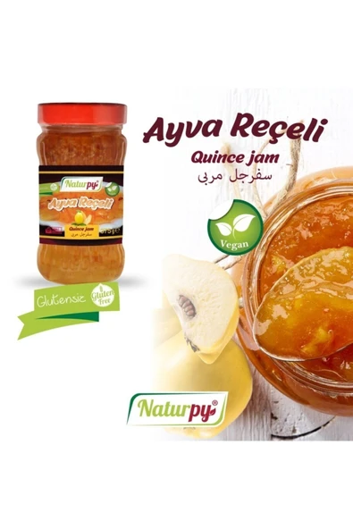 Naturpy Ayva Reçeli 375g (glutensiz) Vegan - Resim 2