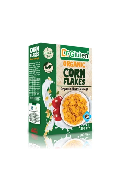 Dr.Gluten Dr. Gluten Glutensiz Organik Vegan Mısır Gevreği 200 G ( Hindistancevizi Yağlı ) - 4