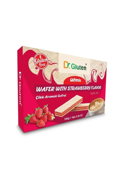 Dr.Gluten Gofretler Mix (muz-çilek-fındık-vanilya-kakao) - 6