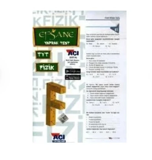 Efsane -10.Sınıf Fizik Yaprak Test