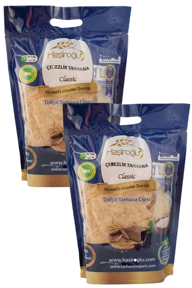 aktarix 2 Adet Haşiroğlu Çerezlik Cips Tarhana 450 Gr Kahramanmaraş